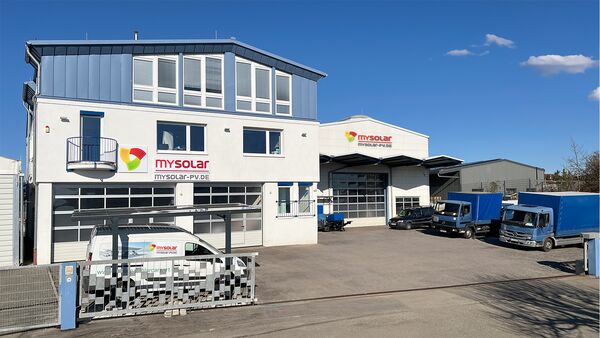 MySolar PV GmbH Firmengebäude am Standort Baltmannsweiler bei Stuttgart