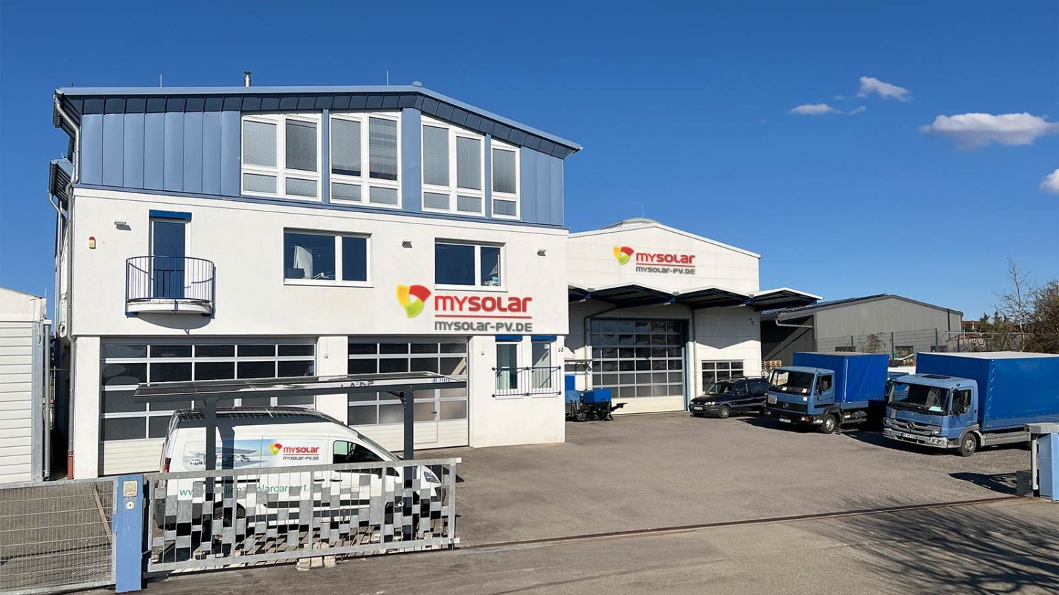 MySolar PV GmbH Firmengebäude am Standort Baltmannsweiler bei Stuttgart