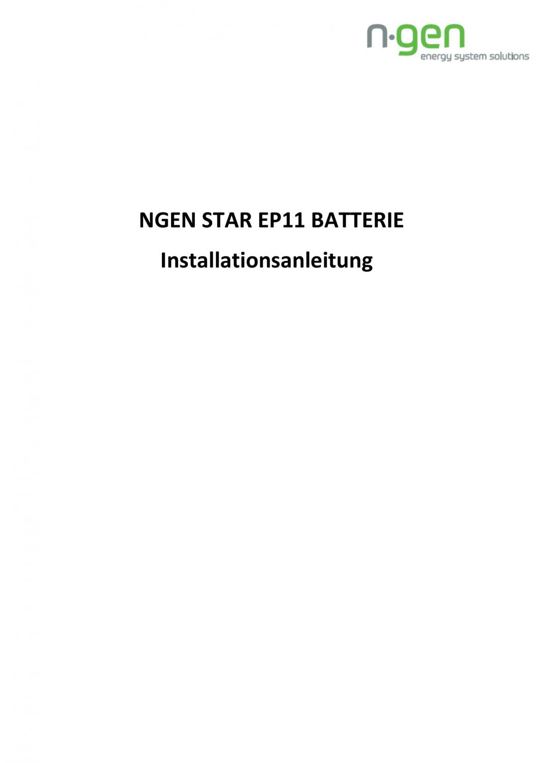 NGEN Star Battery EP11
