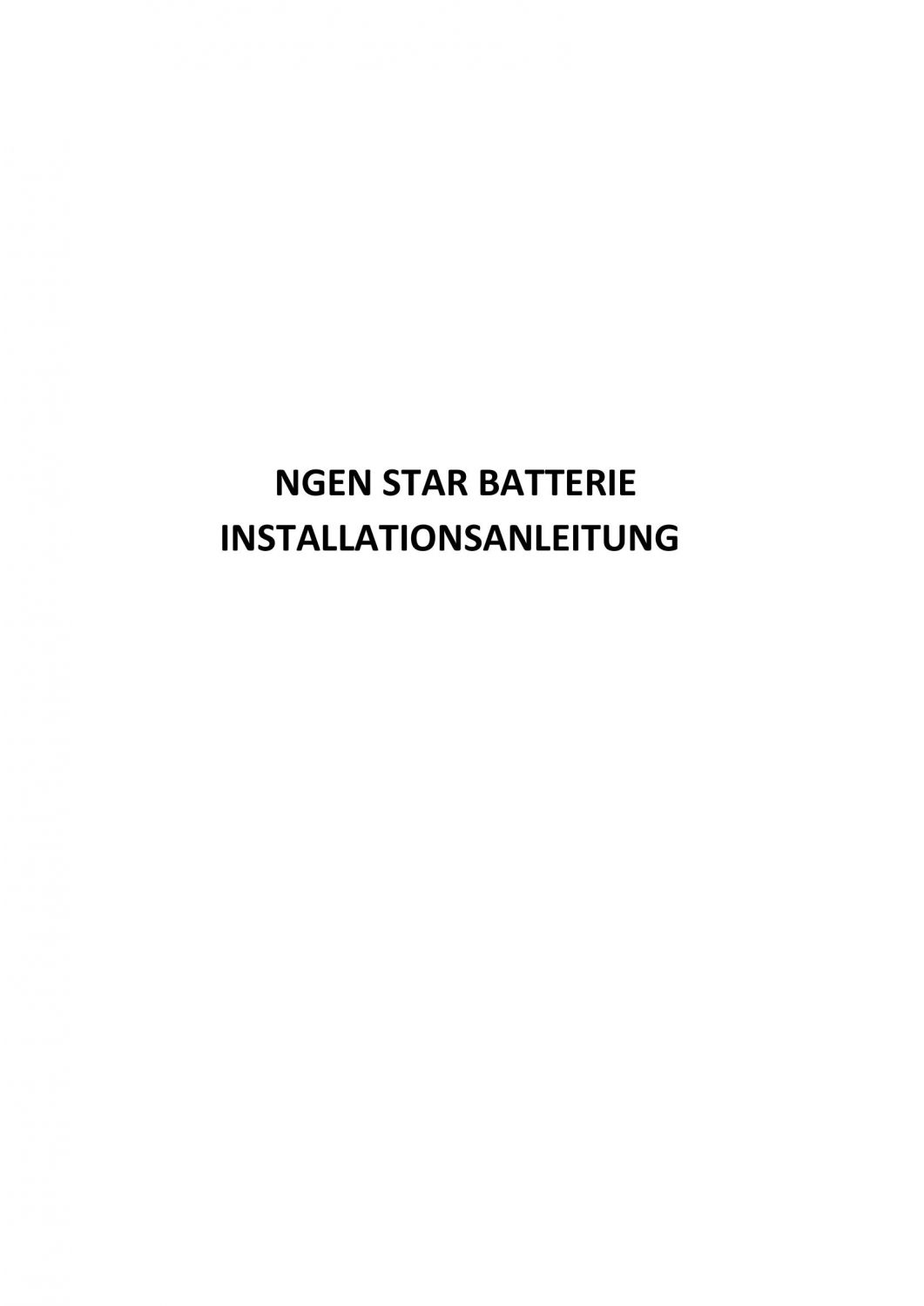 NGEN Star Battery