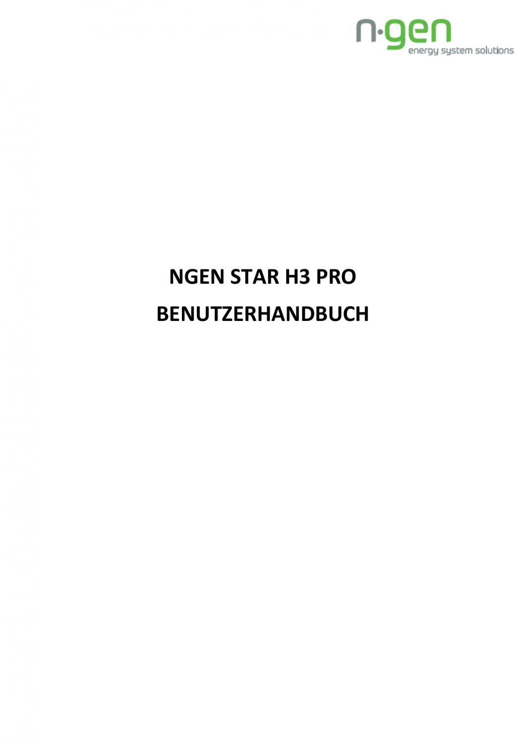 NGEN Star H3-PRO-Inverter