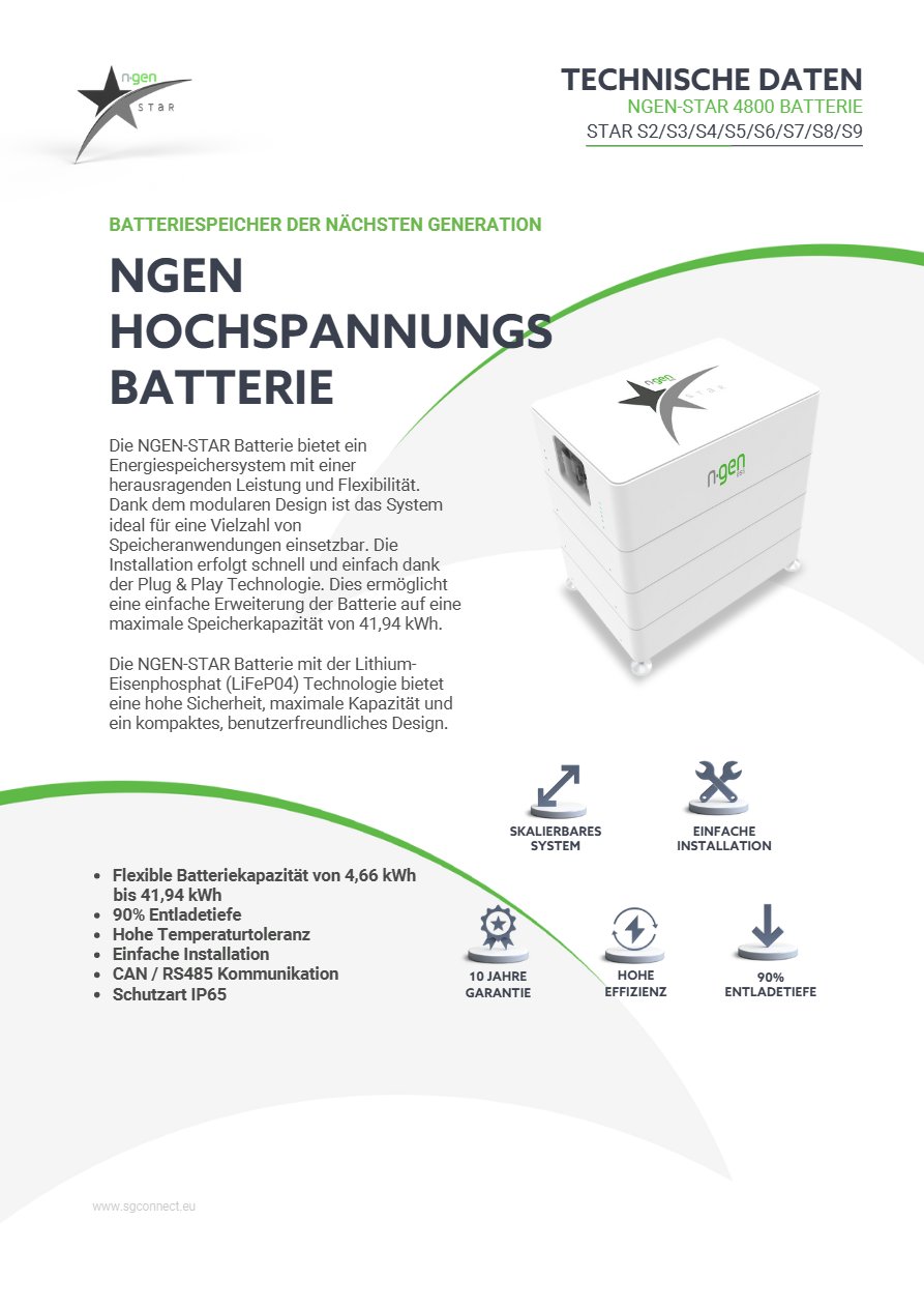 Ngen Star 4800 Batterie