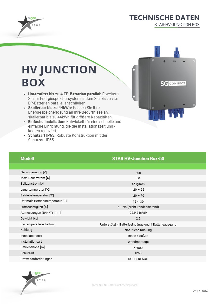 Star HV Junction Box