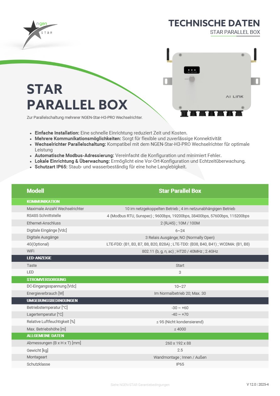 Star Parallel Box
